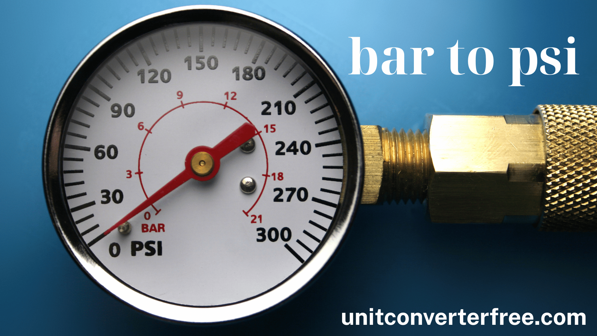 Convert Bar To Psi
