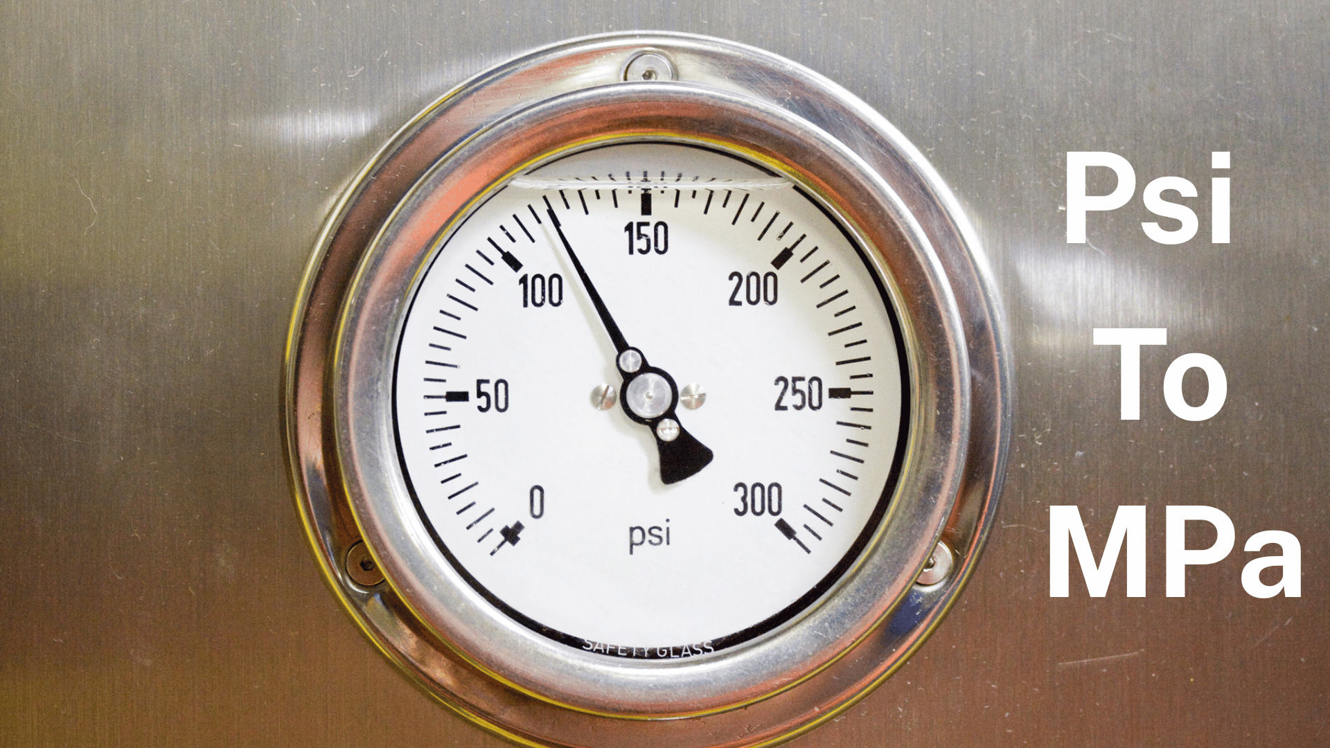 Convert Psi To MPa
